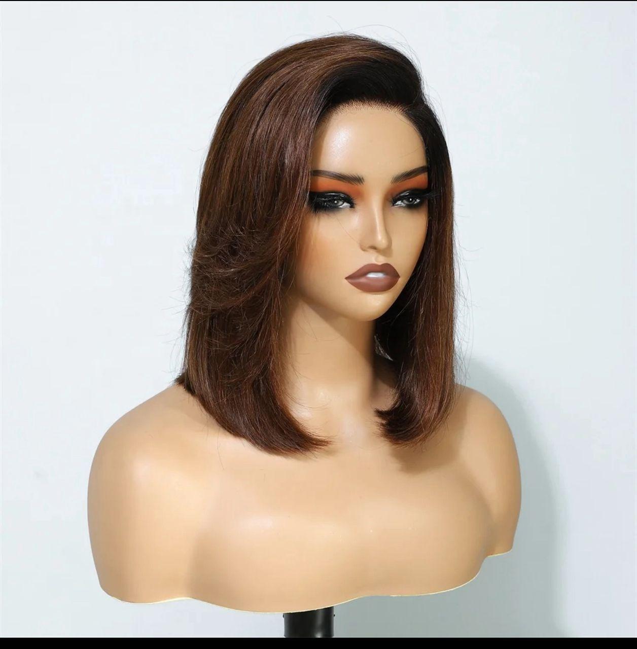 Honney Brown Blunt Wigcap