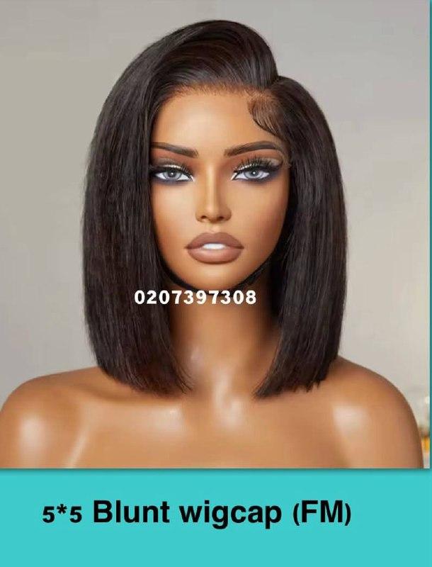 12 “ BLUNT CLOSURE WIG - DD